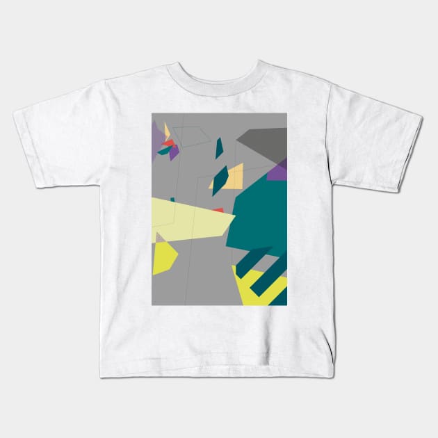 Abstract#154 Kids T-Shirt by process22